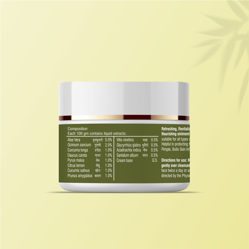 Bright Cream Gel Refreshing Revitalizing Nourishing Ointment 50 Gram