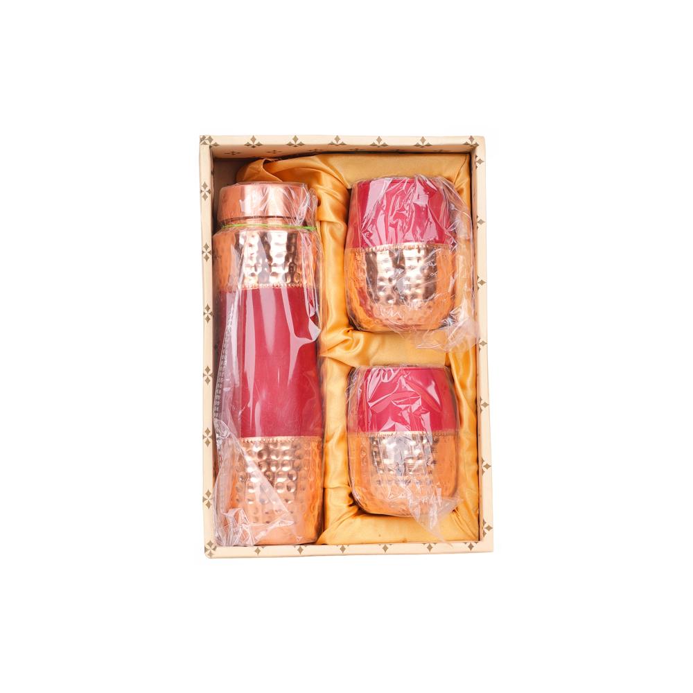 Red Velvet Copper Bottle - Material: Metal