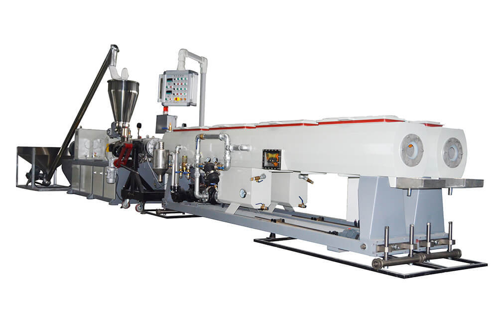 Pvc Pipe Extruder Machine - Color: Grey