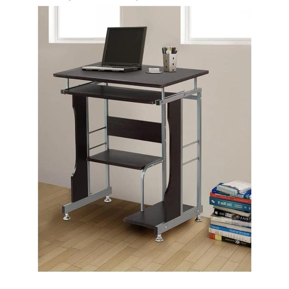 Nilkamal Alpha Computer Table - Eco-friendly Wood, Smooth Laminate Finish | Straight Configuration, Built-in Storage, Modern Design