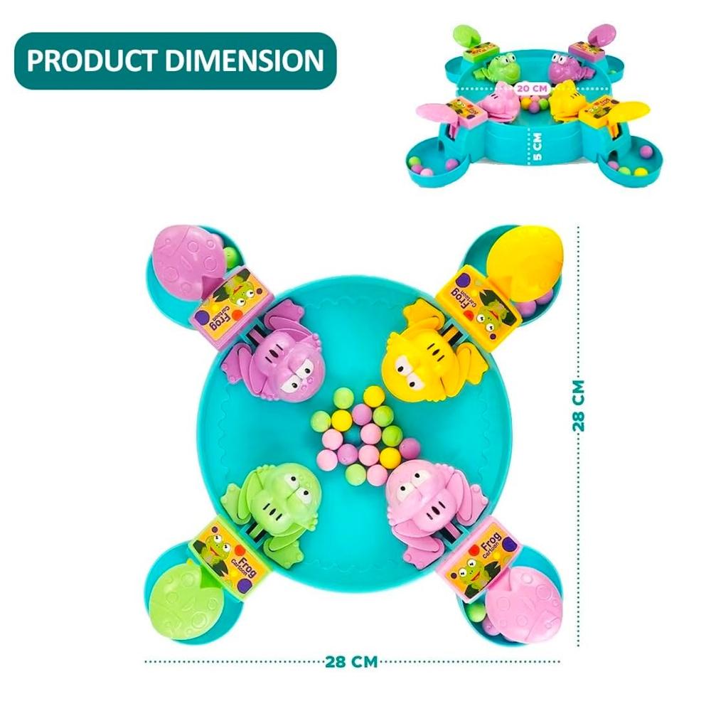 4 Player Frog Game - Age Group: 1-2 Yrs