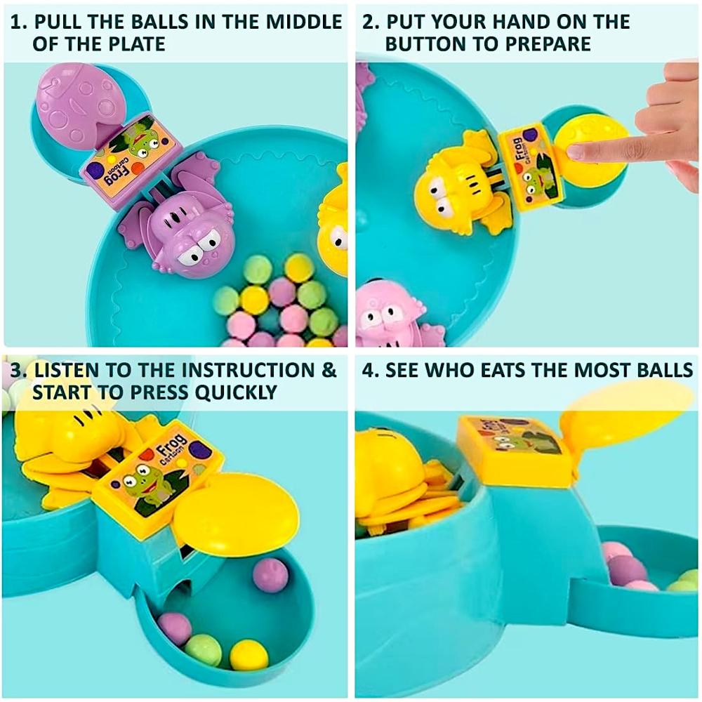 4 Player Frog Game - Age Group: 1-2 Yrs