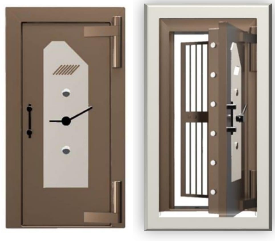 Sakt Strong Room Door With Grill - Application: Commercial