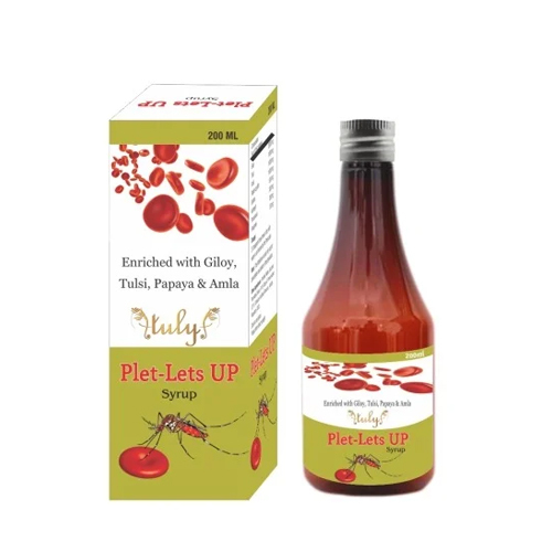 200ml Plet-Lets Up Enriched With Giloy Tulsi Papaya And Amla Syrup