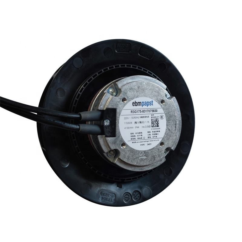 ebmpapst R3G175-8317075830 R3G175-RD53-03 220V PWM 114W 6 Wires 4479RPM Air Purifiers Centrifugal Cooling Fan R3G175-RC11-19