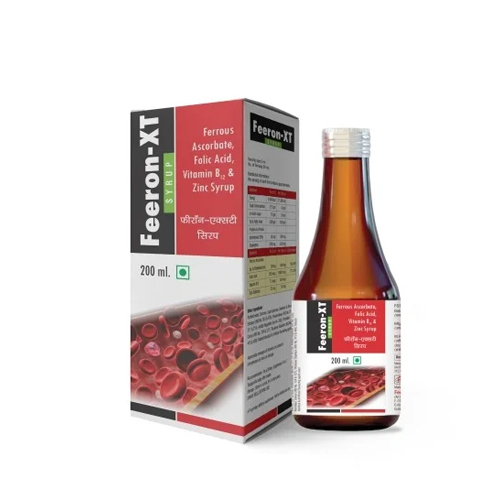 200ml Ferrous Ascorbate Folic Acid Vitamin B12 And Zinc Syrup