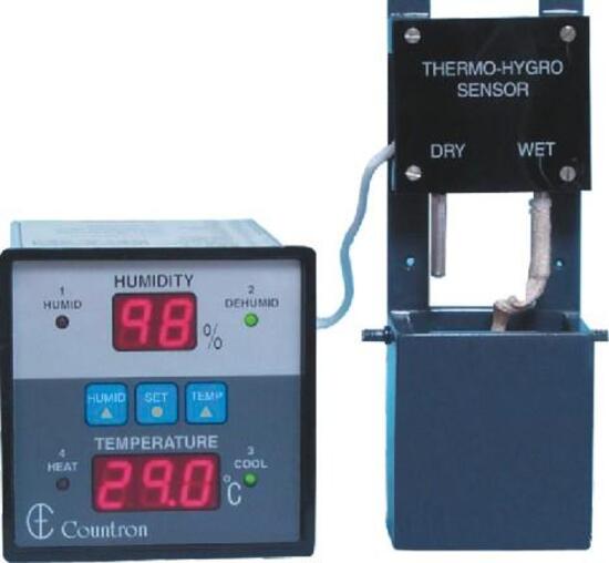 Digital Humidity And Temperature Controller Model 7210 - Material: Ms