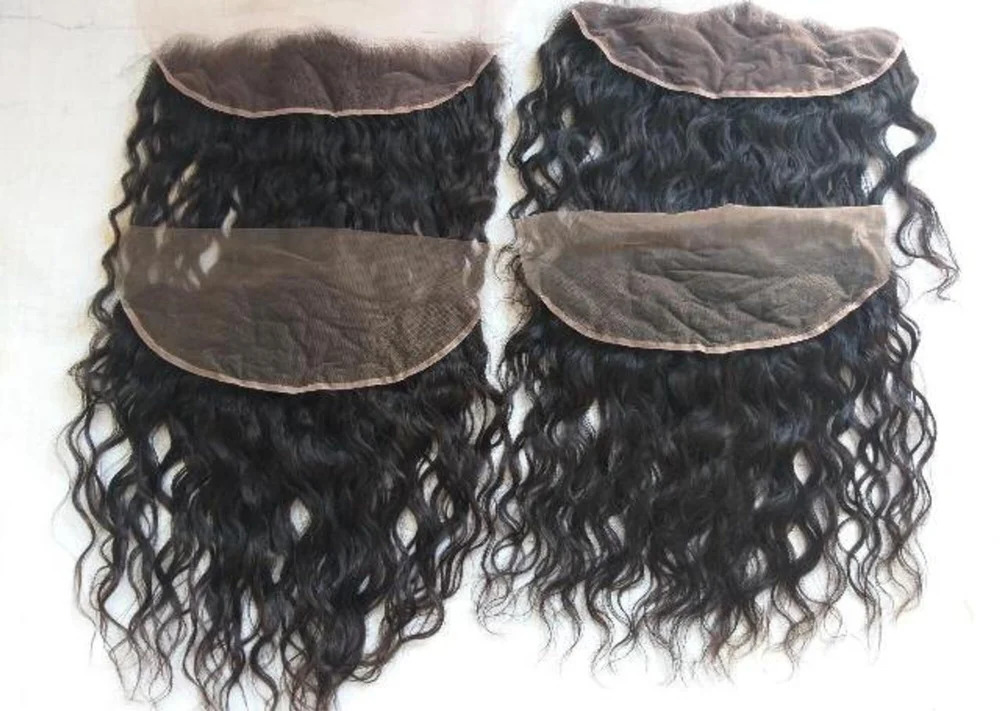Natural Color Human Hair Single Donor Temple 13x4 Lace Frontal, 8-22