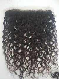 Natural Curly Lace Frontal 13x4 Human Hair - Design: N/a