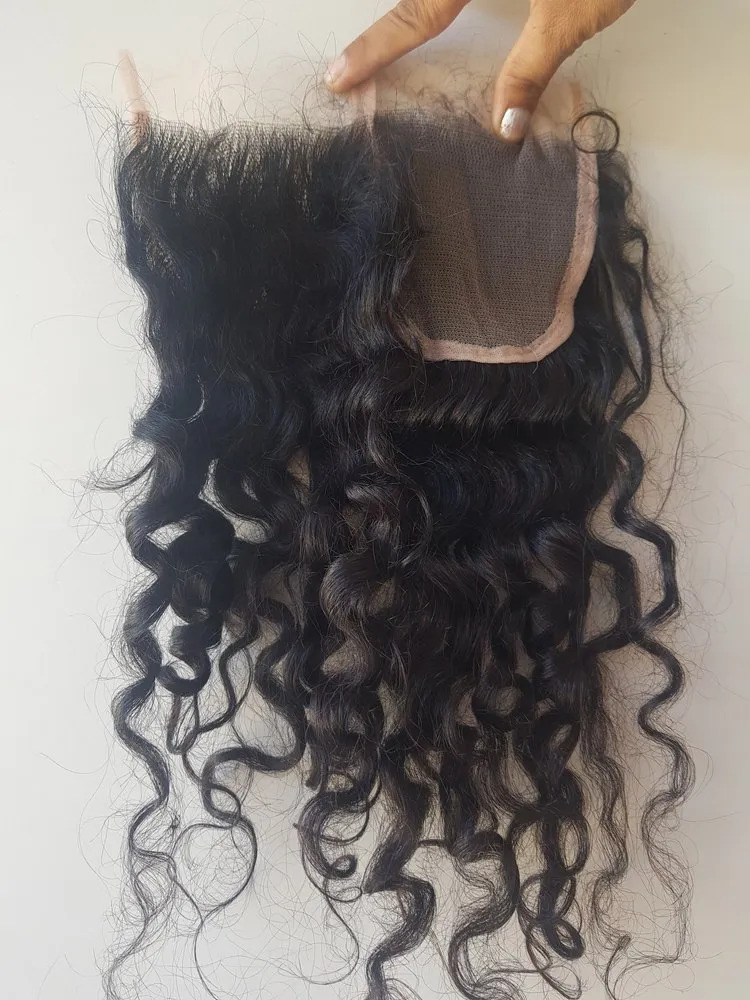 Natural Curly Lace Frontal 13x4 Human Hair