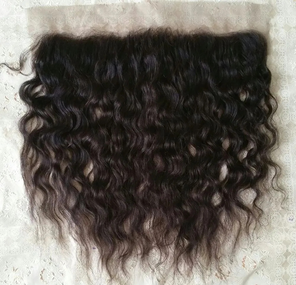 Natural Curly Lace Frontal 13x4 Human Hair