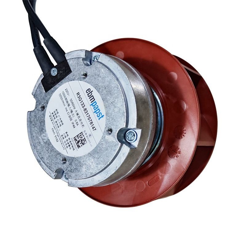 ebmpapst R3G133-8317078147 M3G055-CF 220V AC 100W 50/60Hz 0.8A 5550RPM IP44 Ball Bearing Centrifugal Cooling Fan