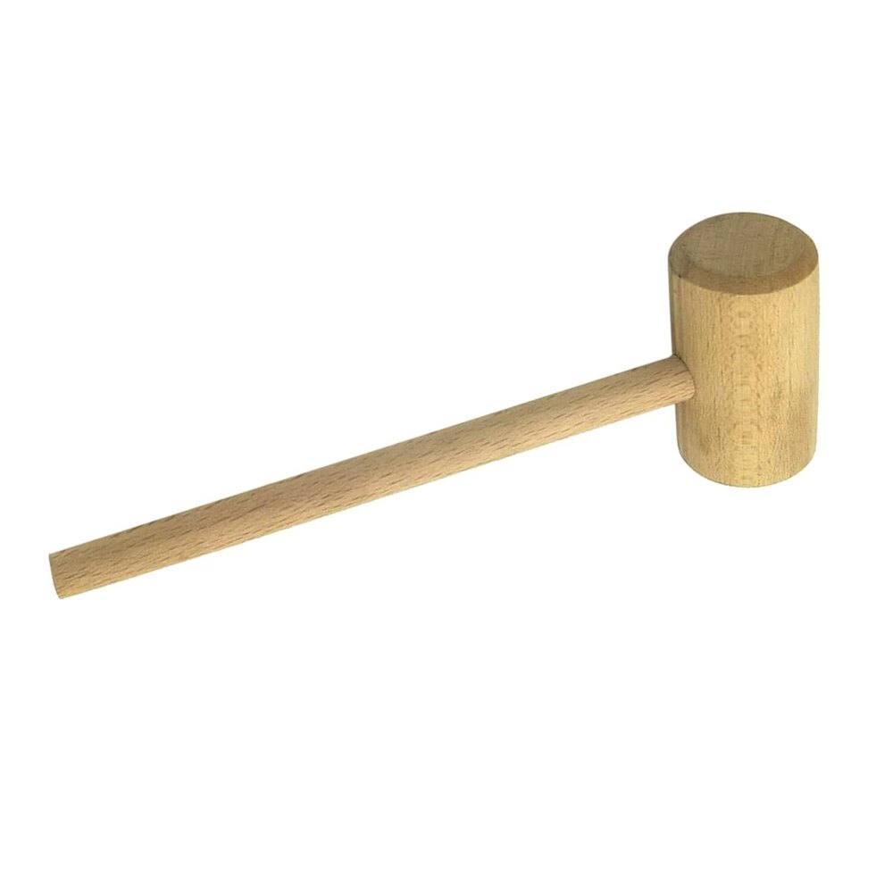 Wooden Hammer - Natural Wood Material, Smooth Finish | Enhances Grabbing Ability, Improves Hand-eye Coordination, Ideal For All Ages