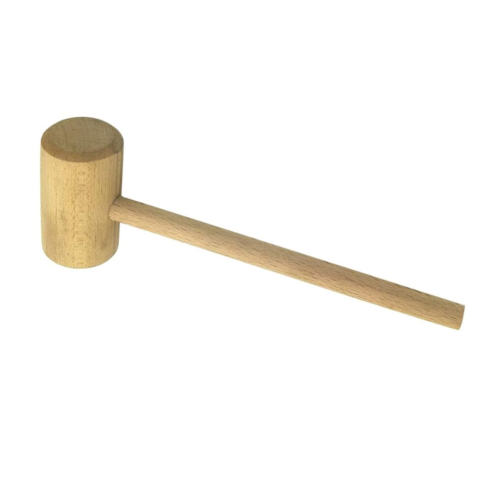 Wooden Hammer - Natural Wood Material, Smooth Finish | Enhances Grabbing Ability, Improves Hand-eye Coordination, Ideal For All Ages