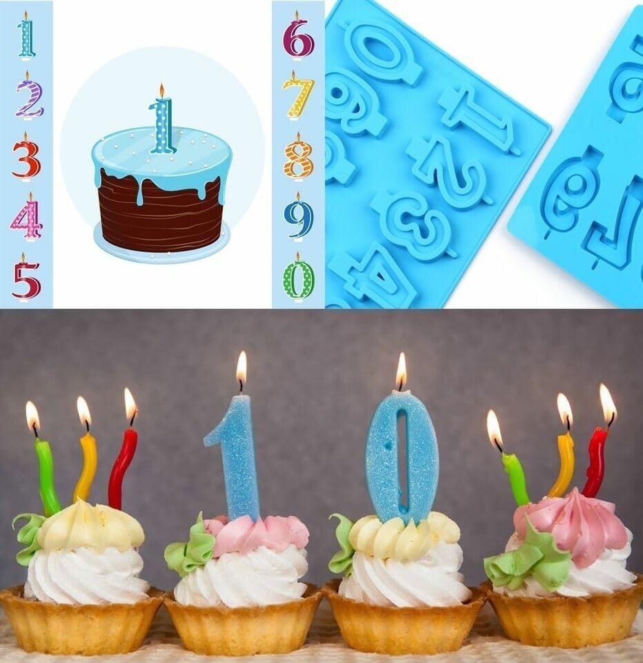 NUMERIC CANDLE MOULDD