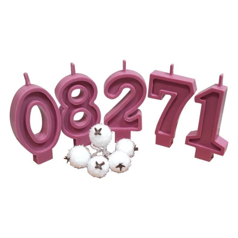 NUMERIC CANDLE MOULDD