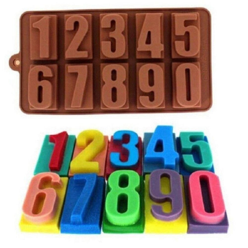 Numeric Chocolate Mould