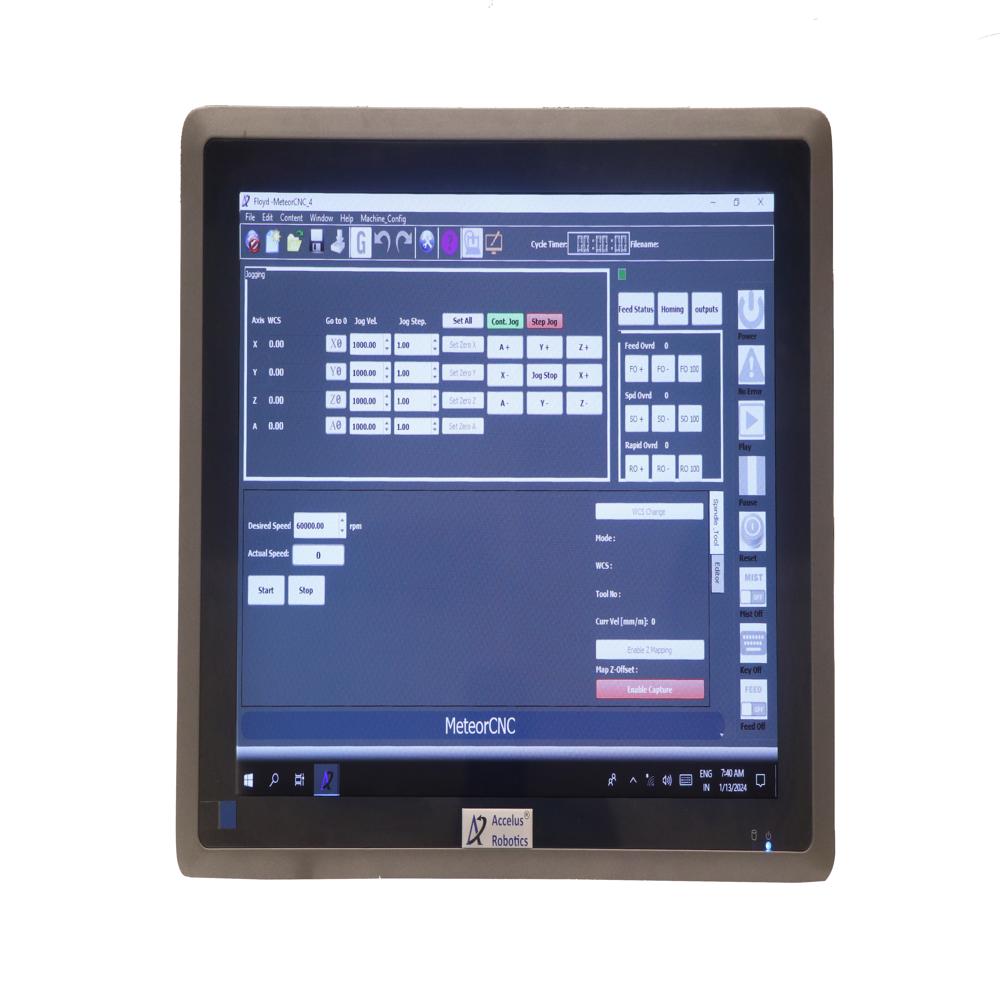 Panel Pc With Ssd Storage - Application: High-precision Metal Part Production