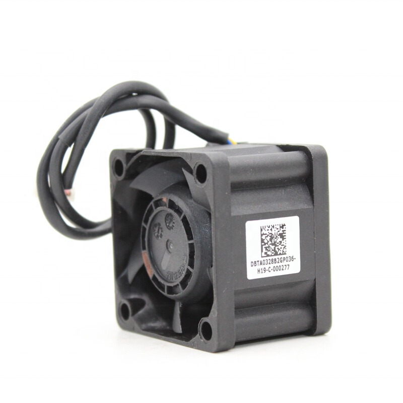 Avc Dbta0328b2g 3828 12v Dc 1.15a 3.8cm 38x38x28mm 22000rpm 25cfm High Air Volume Server Cpu Axial Cooling Fan - Color: Black