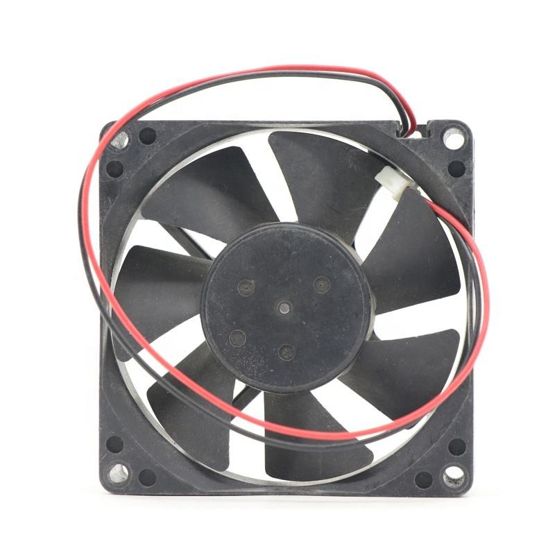 NIDEC D08A-24TS2 01 NIDEC 24V DC 8025mm 8cm 5.52W 50/60HZ Ball Bearing 2 Wires Inverter Axial Cooling Fan