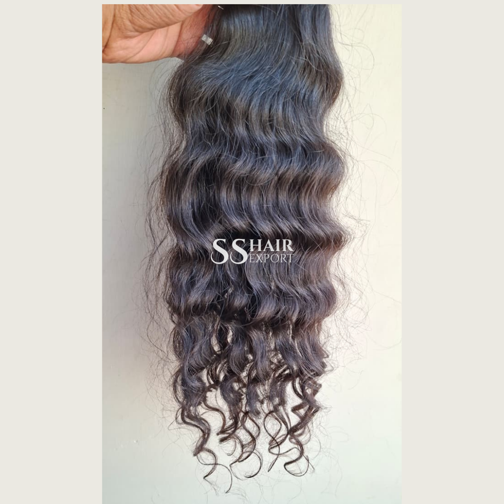 Curly Hair Bundles 20inch Indian Weft Sew In Weave Hair Extensions