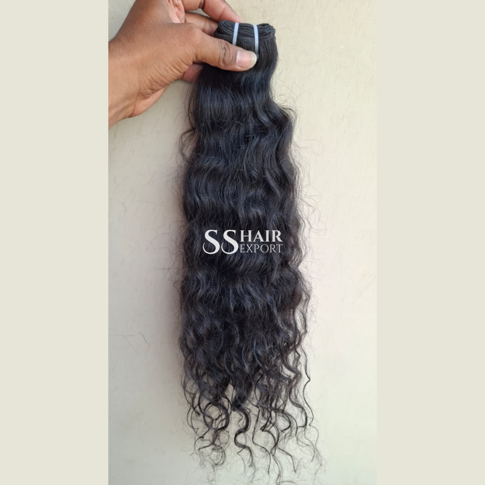 Curly Hair Bundles 20inch Indian Weft Sew In Weave Hair Extensions