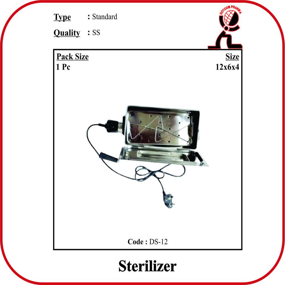 Steriliser Electrical 18" X 8"x 8" - Application: Veterinary Purpose