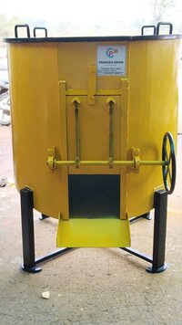 Bottom Discharge Concrete Bucket - Color: Orange