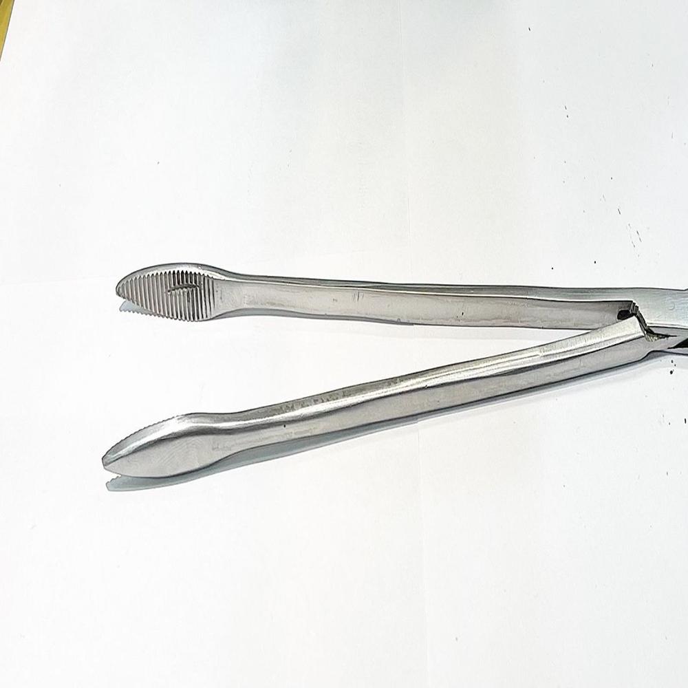 Straw Holding Forceps -Without Lock 14" - Application: Veterinary Purpose