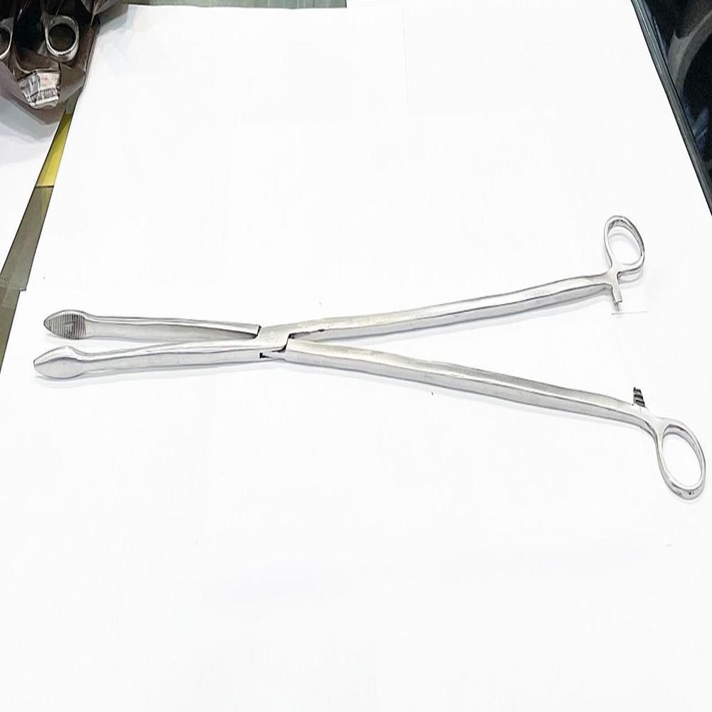 Straw Holding Forceps -Without Lock 14" - Application: Veterinary Purpose