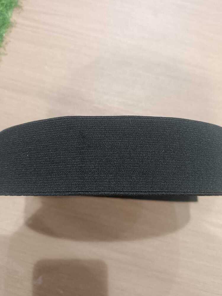Plain Woven Elastic Tape - Color: White