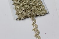 Fancy Jhalar Golden Moti Lace