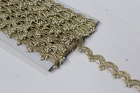 Fancy Jhalar Golden Moti Lace
