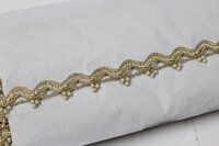 Fancy Jhalar Golden Moti Lace