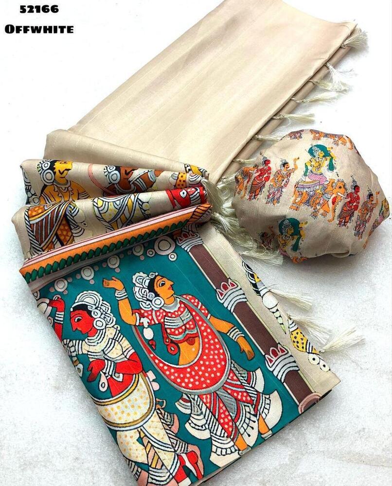 Kalamkari Saree - Bust Size: 44 Inch (In)