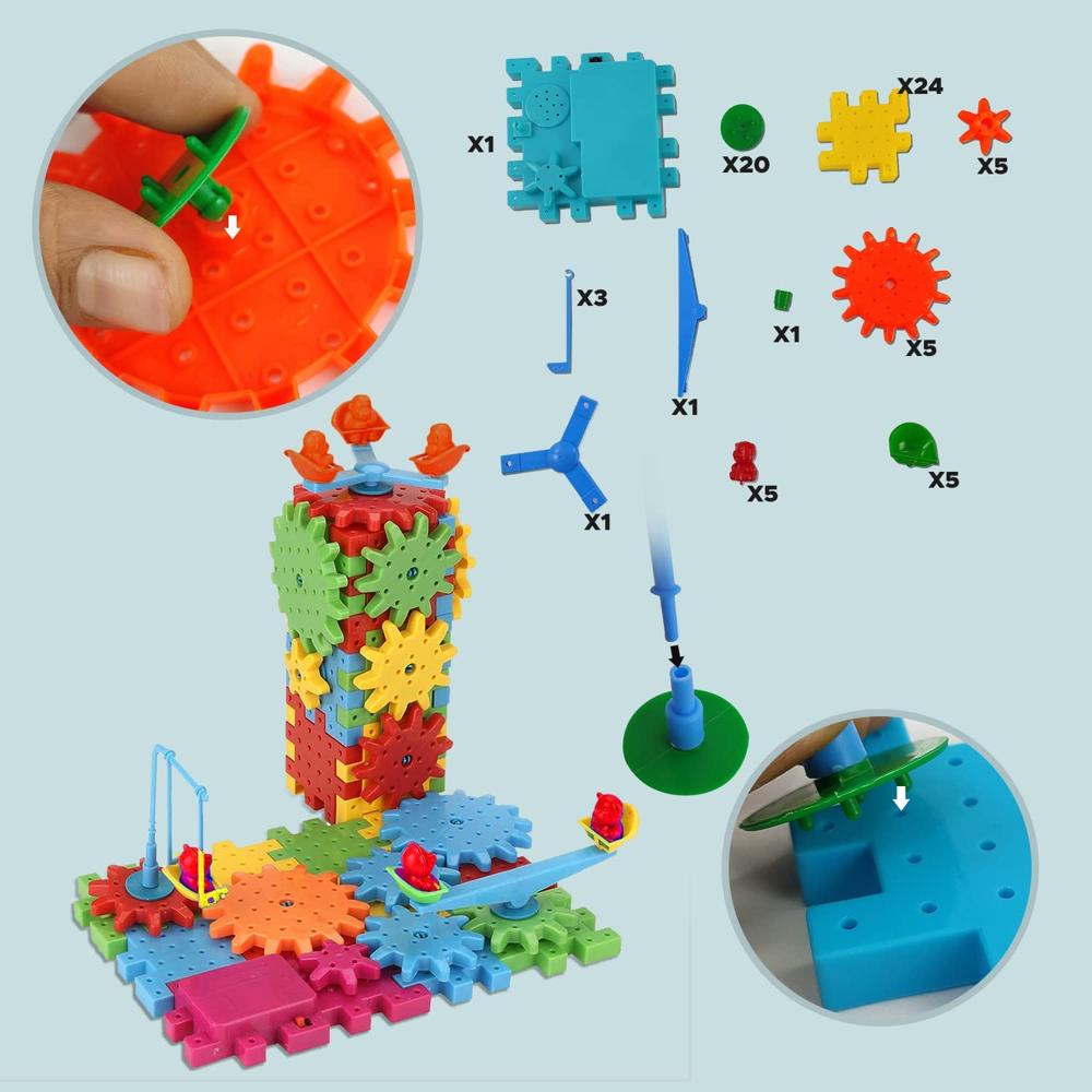 Gear And Building Blocks - Age Group: 1-2 Yrs
