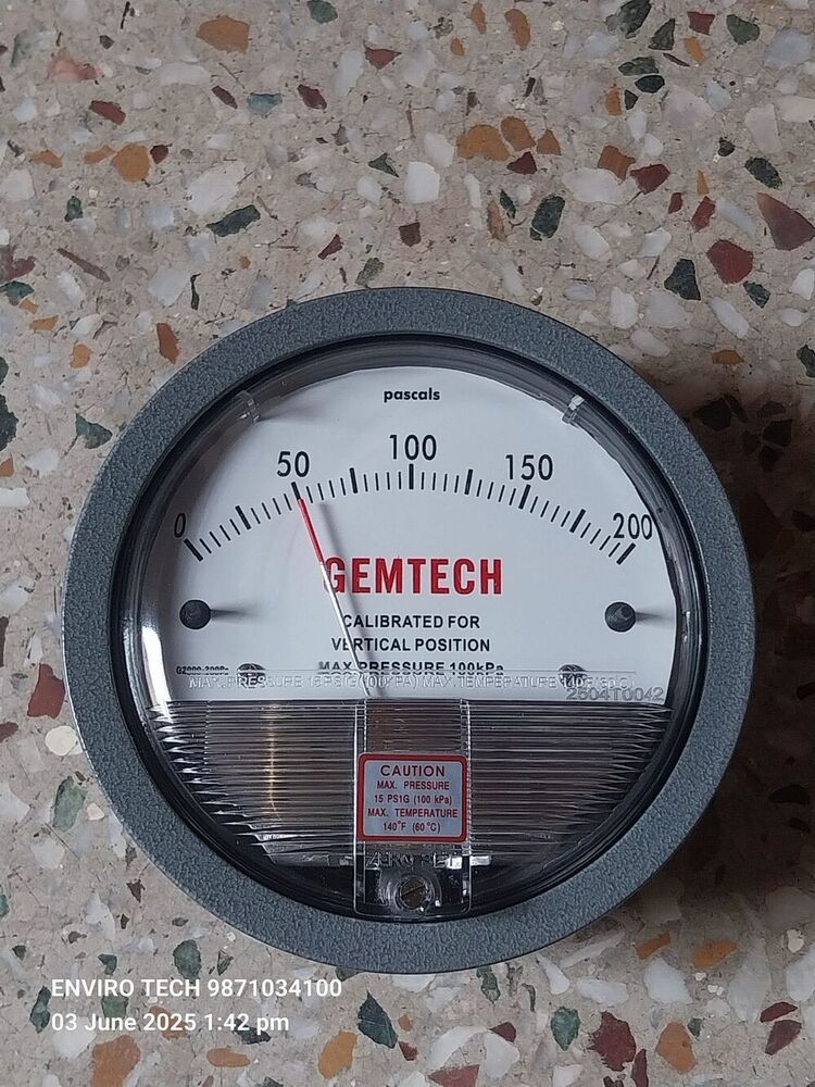 GEMTECH_Top Differential Pressure Pressure Gauge Wholesaler Delhi NCR India