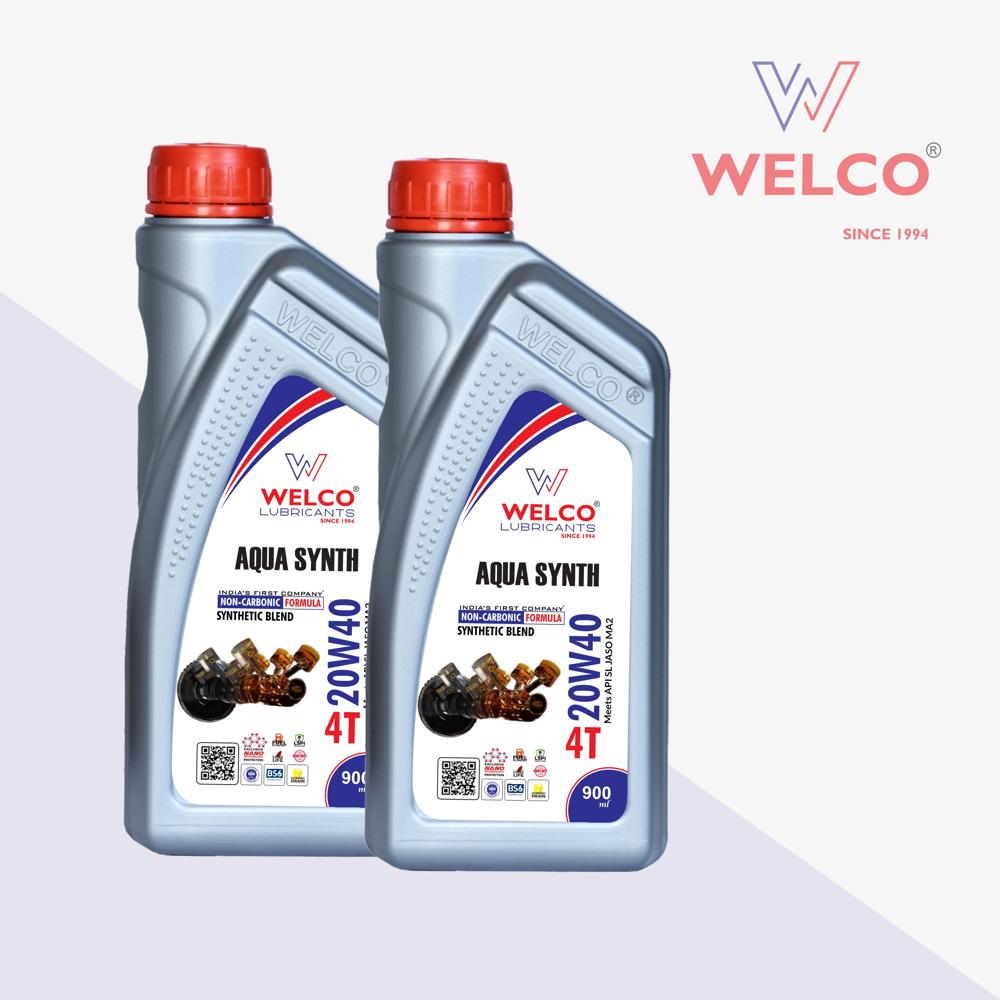 Welco Aqua Synth 4t 20w40 Sl (900 Ml) - Color: Orange