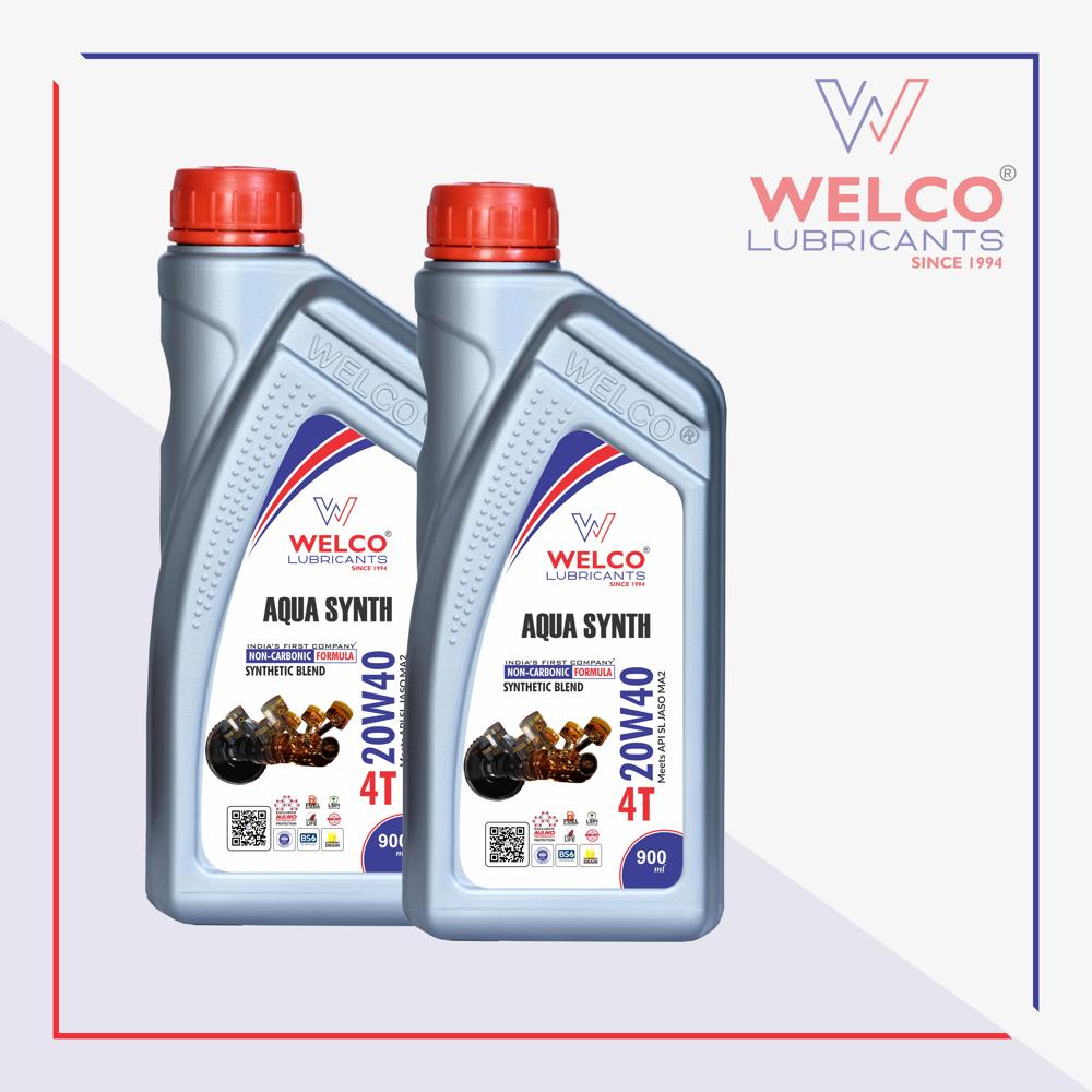 Welco Aqua Synth 4t 20w40 Sl (900 Ml) - Color: Orange