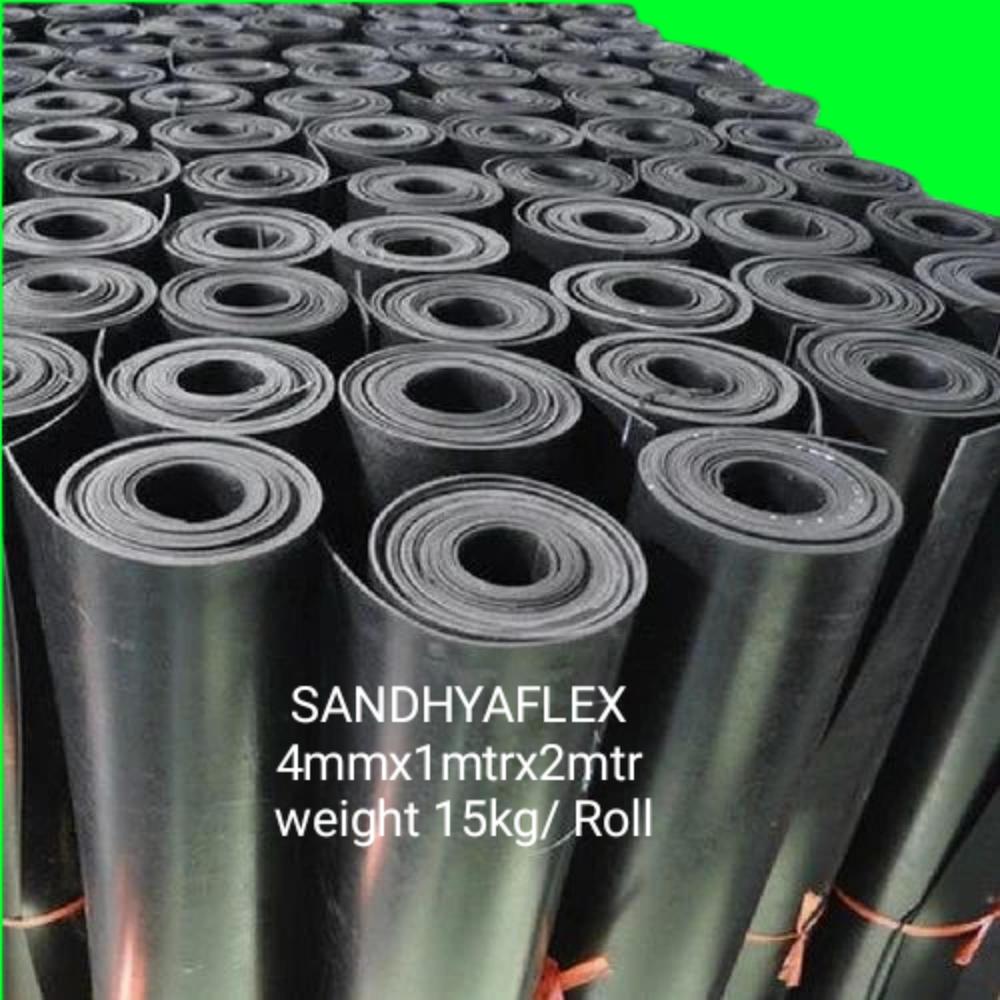 4mmx1mtr x2mtr Plain Rubber Sheet