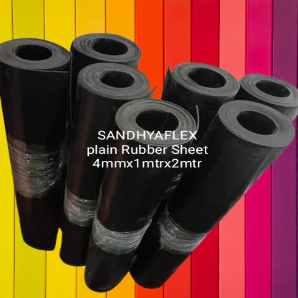 4mmx1mtr x2mtr Plain Rubber Sheet