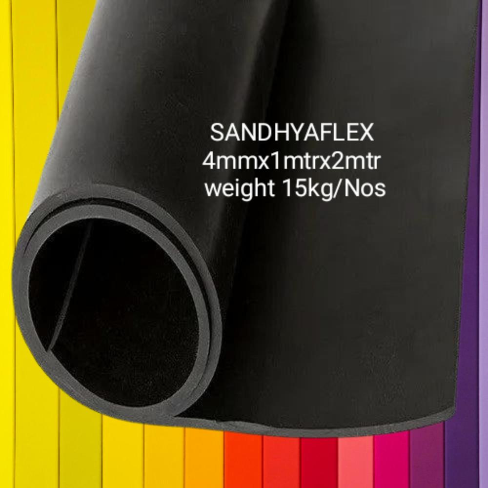 4mmx1mtr x2mtr Plain Rubber Sheet