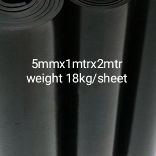 5mmx1mtrx 2Mtr Plain Rubber Sheet