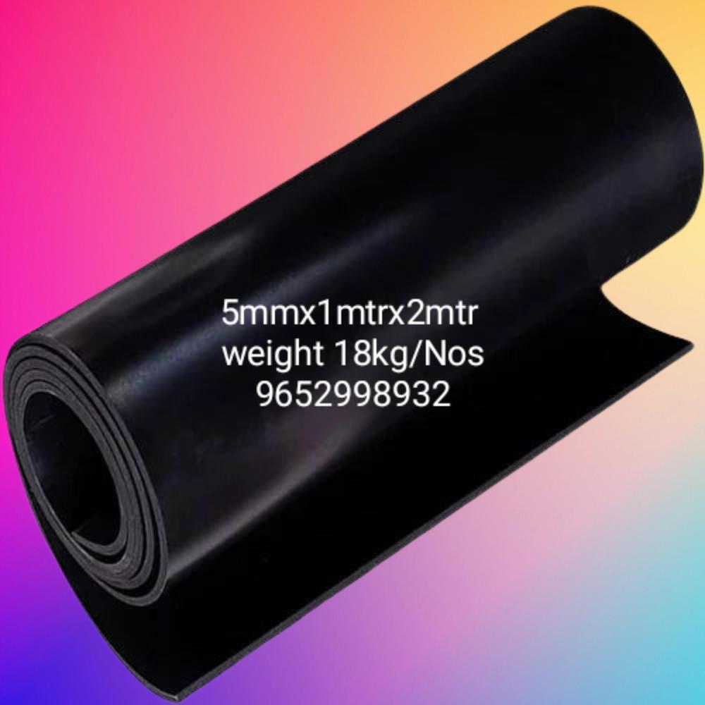 5mmx1mtrx 2Mtr Plain Rubber Sheet