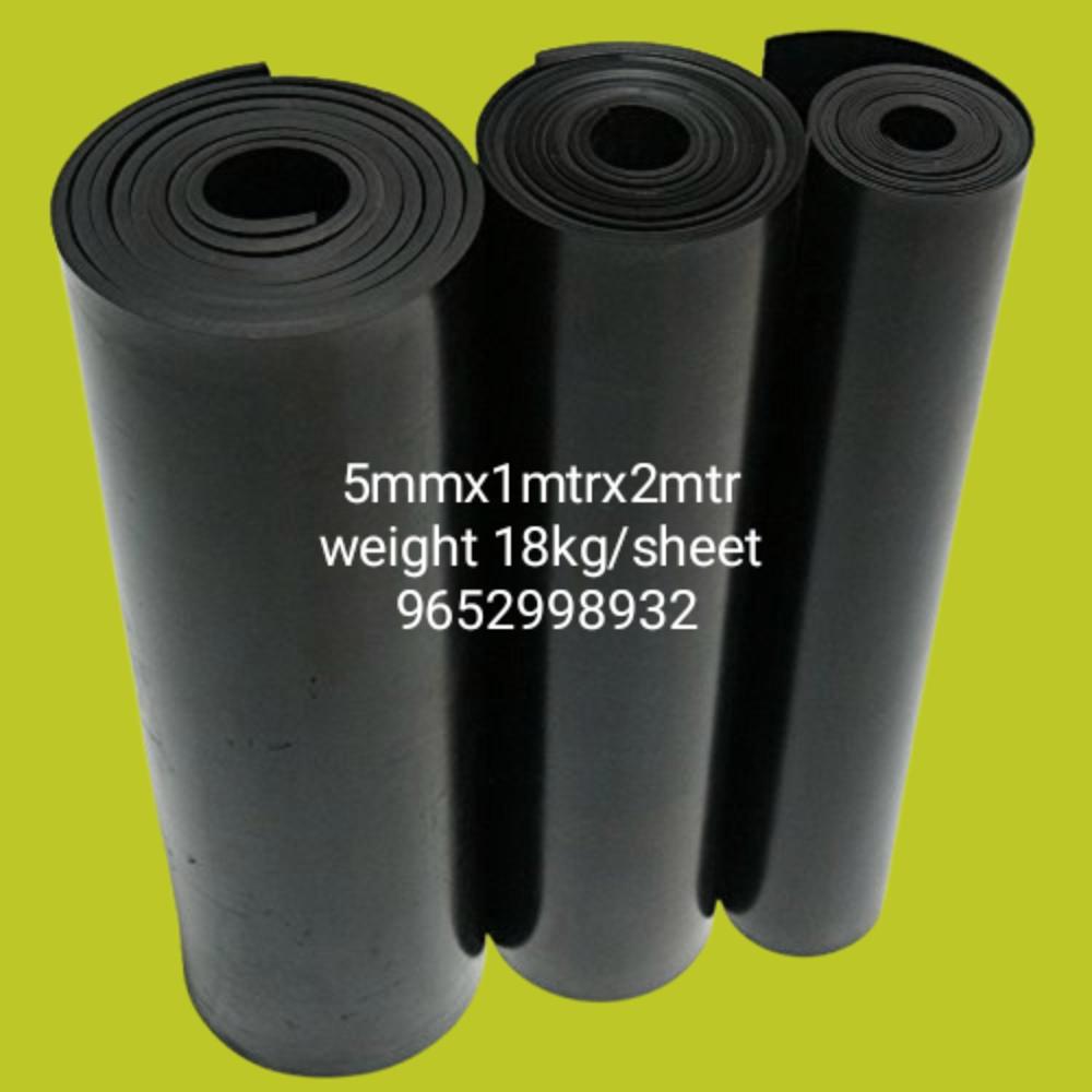 5mmx1mtrx 2Mtr Plain Rubber Sheet