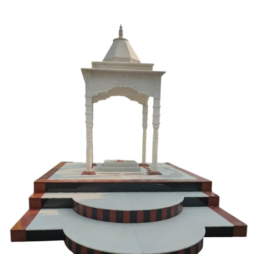 White Marble Temple Chatri