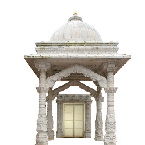 Marble Temple Chatri - Color: White