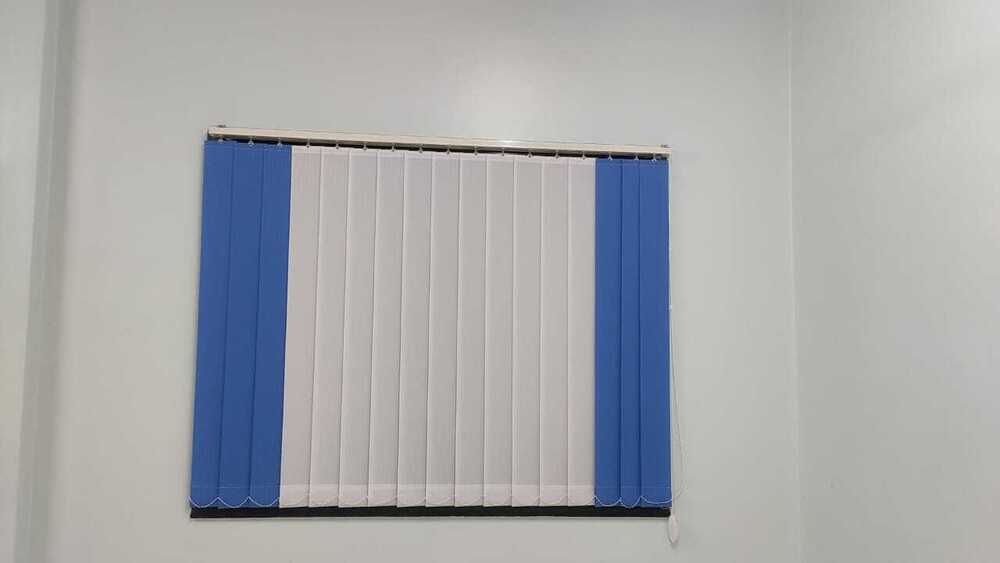 Vertical Blind - 180 Inch Width, Brown Polyester | Modern Vertical Pattern, Uv Protection, Blackout Feature, Easy Assembly