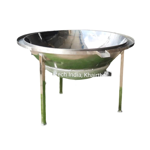 40 Inch SS Rasgulla Kettle With Collar