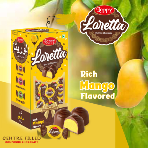 Loretta Rich Mango Flavored Chocolate - Color: Brown